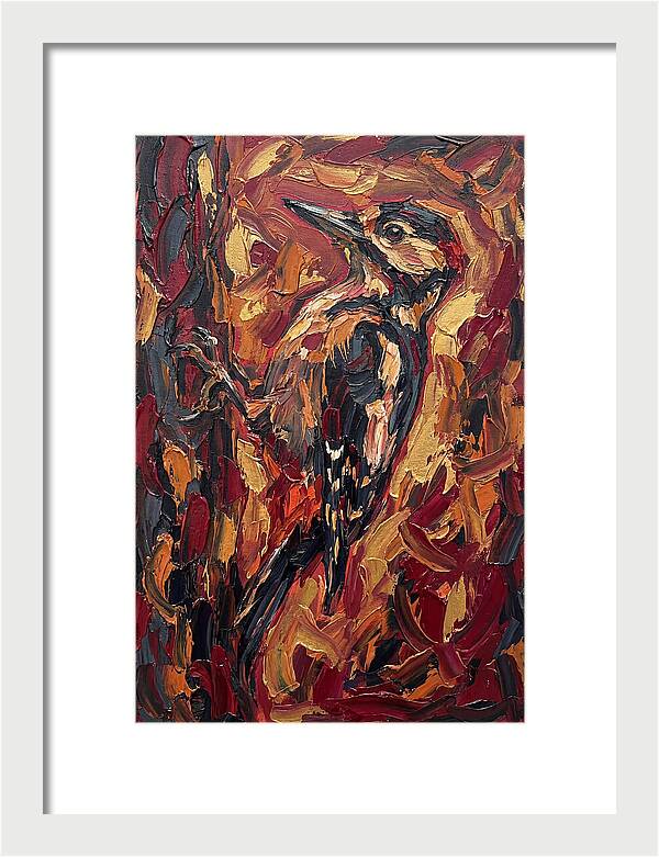 Woodpecker In Vibrant Hues