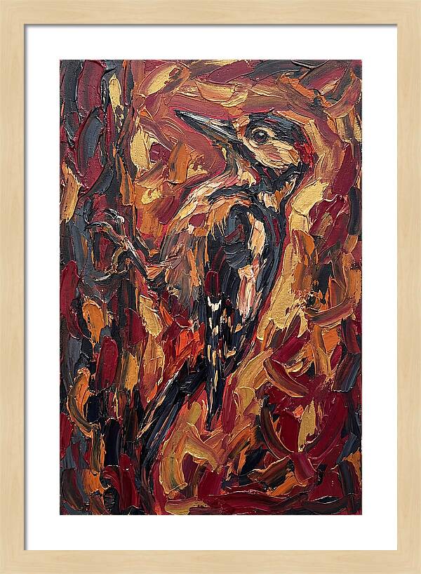 Woodpecker In Vibrant Hues