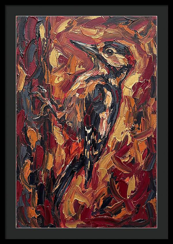 Woodpecker In Vibrant Hues