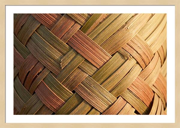 Woven Palm Leaf Texture
