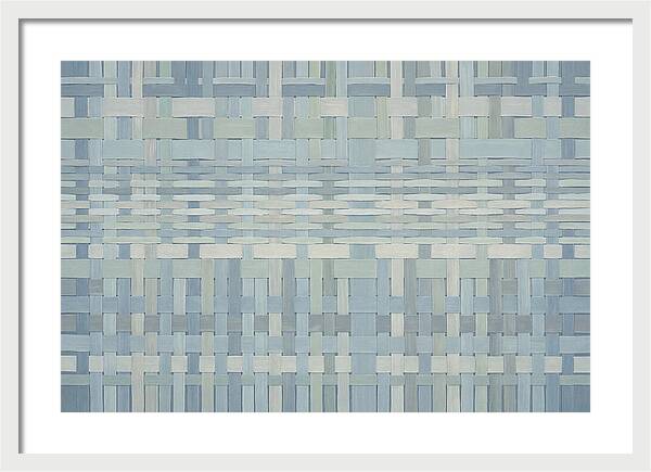 Woven Serenity In Blue Tones