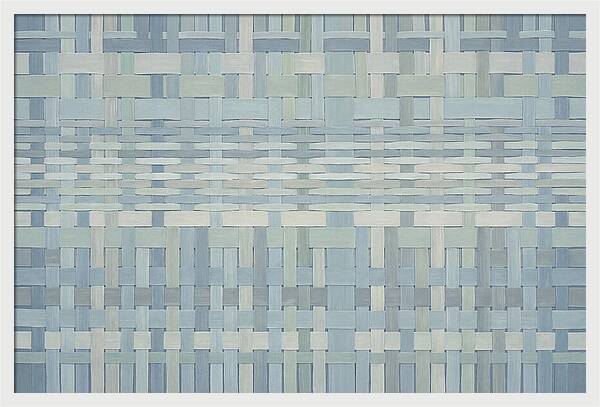 Woven Serenity In Blue Tones