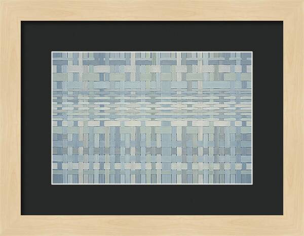 Woven Serenity In Blue Tones