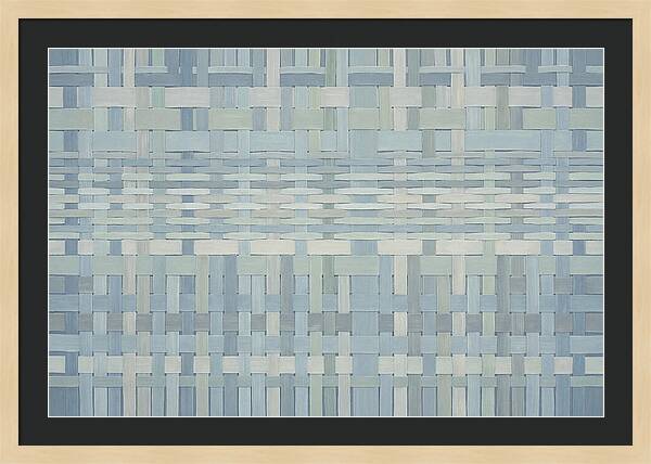 Woven Serenity In Blue Tones