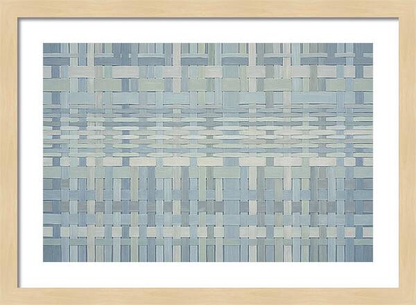 Woven Serenity In Blue Tones