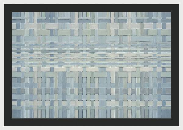Woven Serenity In Blue Tones