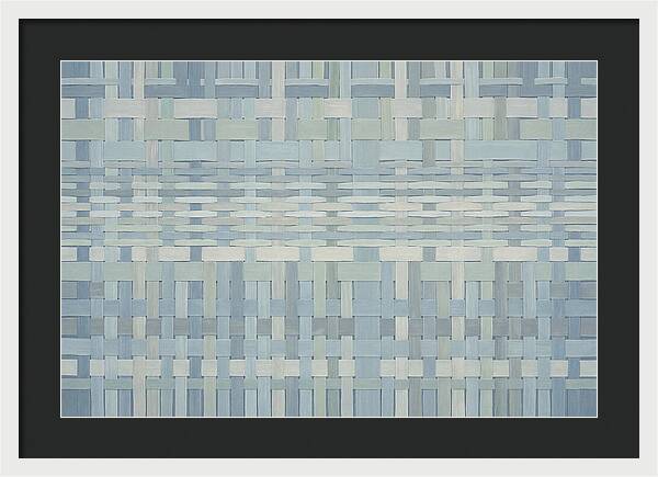 Woven Serenity In Blue Tones