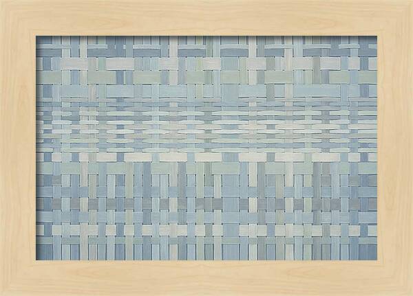Woven Serenity In Blue Tones