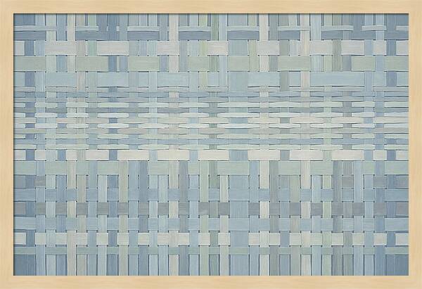 Woven Serenity In Blue Tones