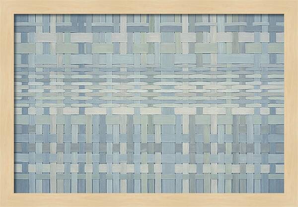 Woven Serenity In Blue Tones