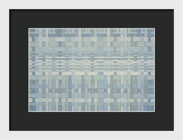 Woven Serenity In Blue Tones