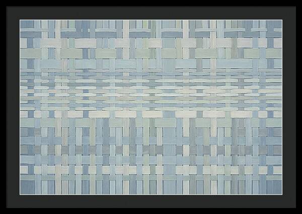 Woven Serenity In Blue Tones