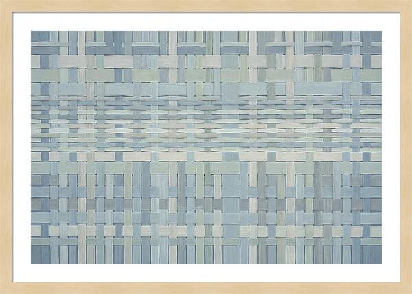 Woven Serenity In Blue Tones