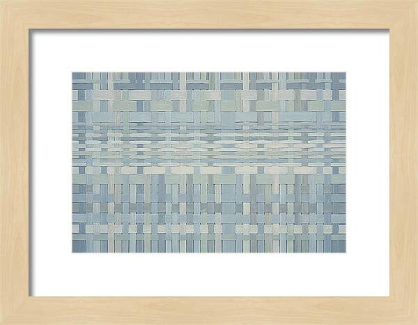 Woven Serenity In Blue Tones