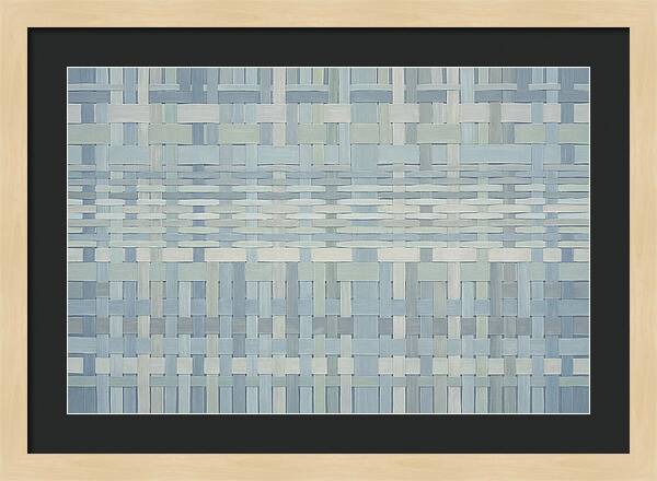 Woven Serenity In Blue Tones