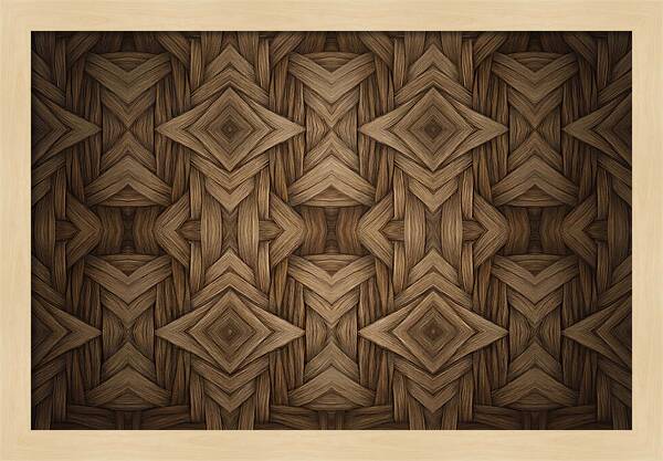 Woven Willow Basket Texture