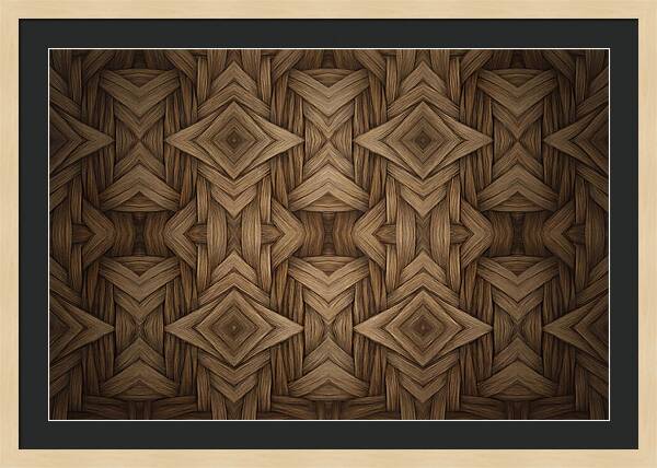 Woven Willow Basket Texture
