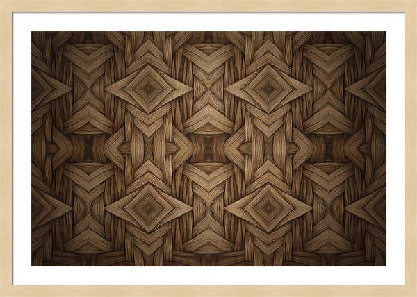 Woven Willow Basket Texture