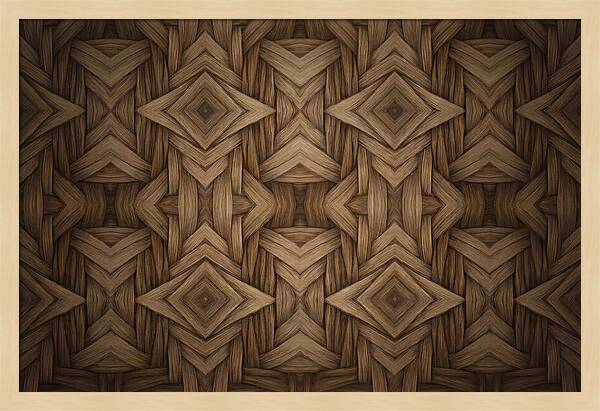 Woven Willow Basket Texture