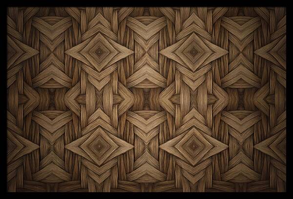 Woven Willow Basket Texture