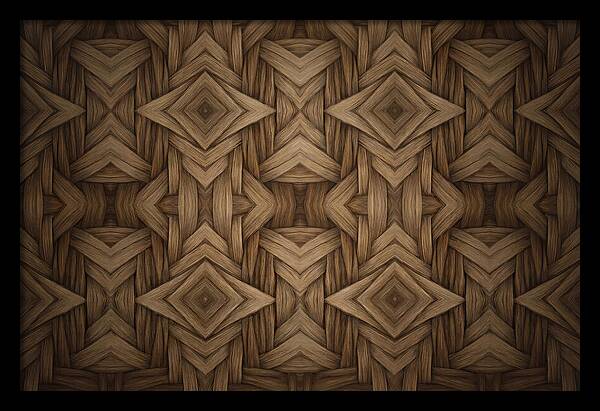 Woven Willow Basket Texture