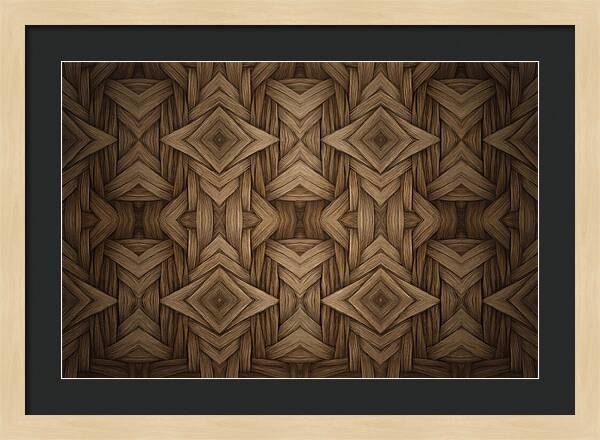 Woven Willow Basket Texture