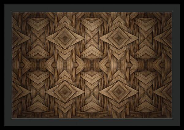 Woven Willow Basket Texture