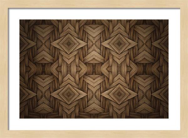 Woven Willow Basket Texture
