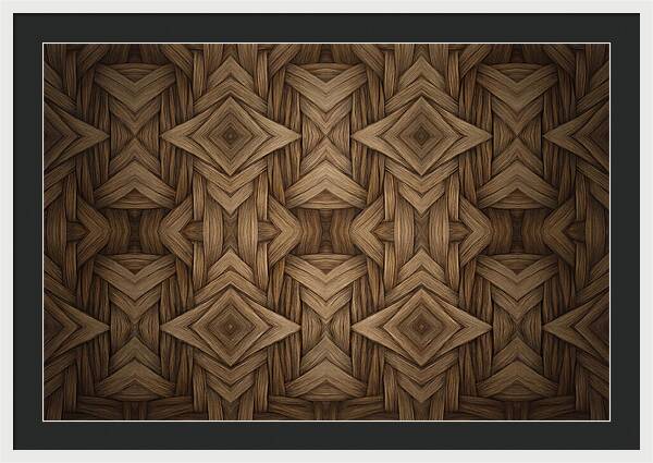 Woven Willow Basket Texture