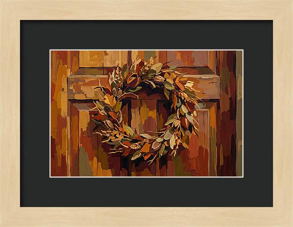 Wreath Of Dried Flowers