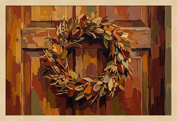 Wreath Of Dried Flowers