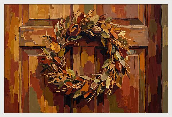 Wreath Of Dried Flowers