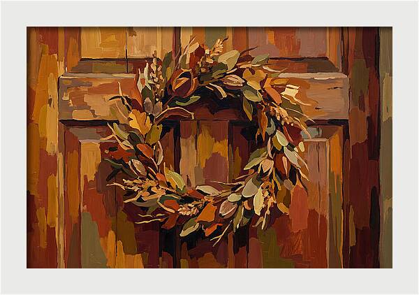 Wreath Of Dried Flowers