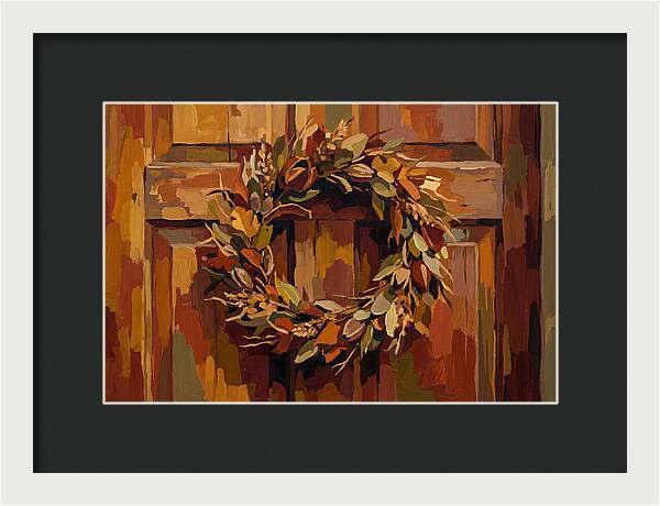 Wreath Of Dried Flowers