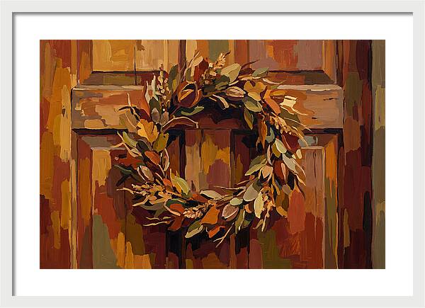Wreath Of Dried Flowers