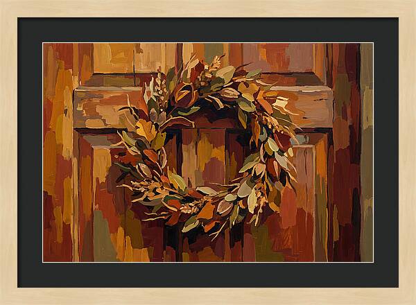 Wreath Of Dried Flowers