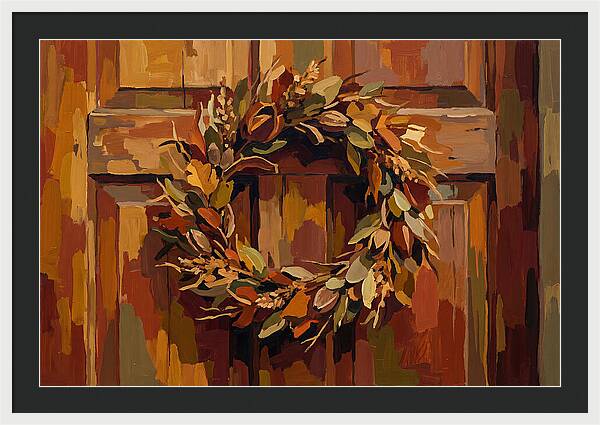 Wreath Of Dried Flowers