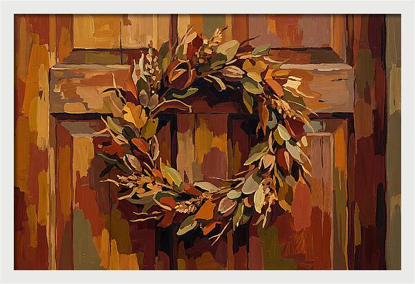 Wreath Of Dried Flowers