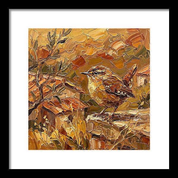 Wren In A Mediterranean Landscape