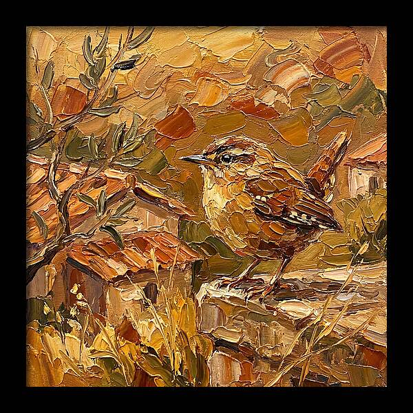 Wren In A Mediterranean Landscape