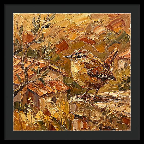 Wren In A Mediterranean Landscape