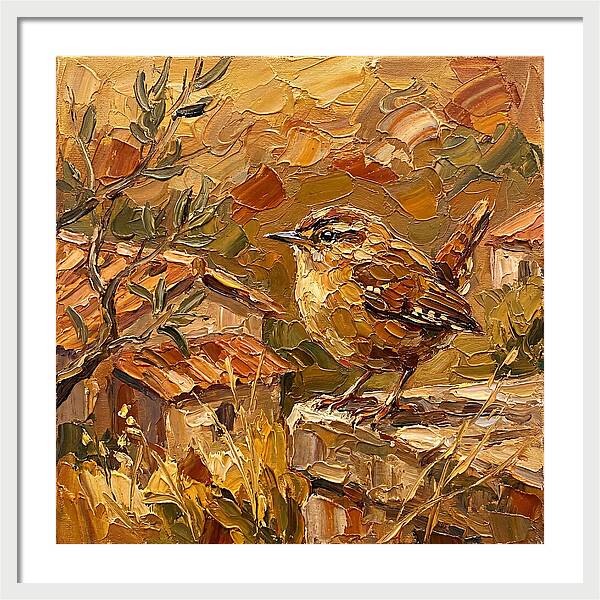 Wren In A Mediterranean Landscape