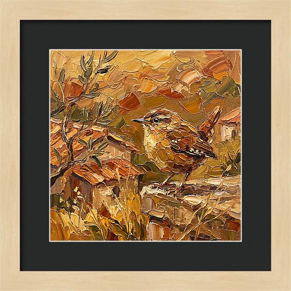 Wren In A Mediterranean Landscape