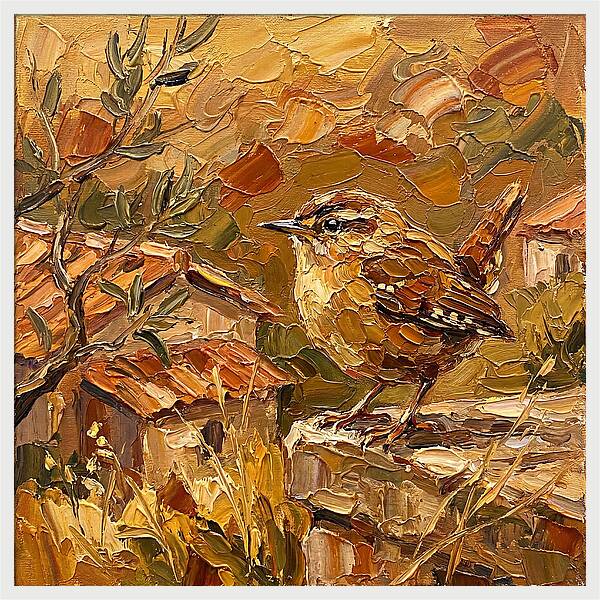 Wren In A Mediterranean Landscape