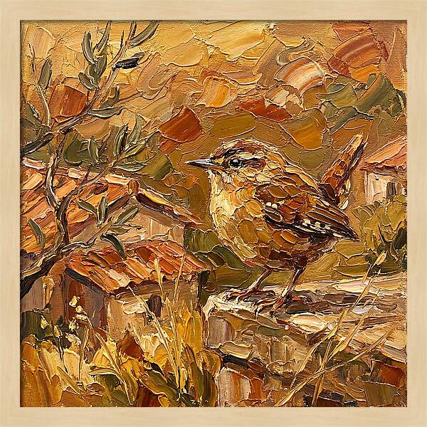 Wren In A Mediterranean Landscape