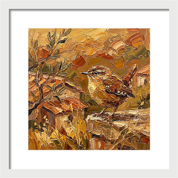 Wren In A Mediterranean Landscape