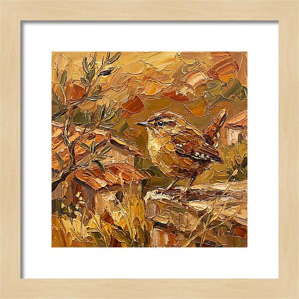 Wren In A Mediterranean Landscape