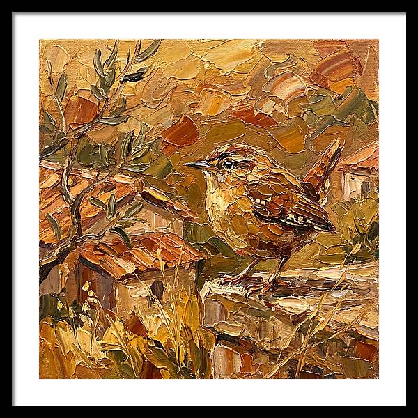 Wren In A Mediterranean Landscape