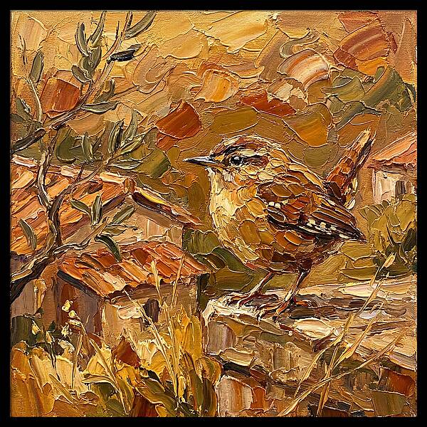 Wren In A Mediterranean Landscape