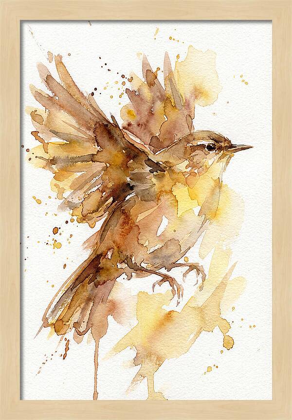 Wren In Flight